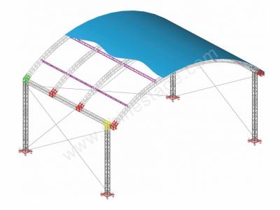 如何搭建舞臺桁架燈光音響工程？